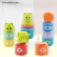 Zakplay™ – Free Gift Item Kid Brain Response Battle Fold Cup | Hand Speed Competition | Baby Stack & Early Education Puzzle | Fun Board Game Toy