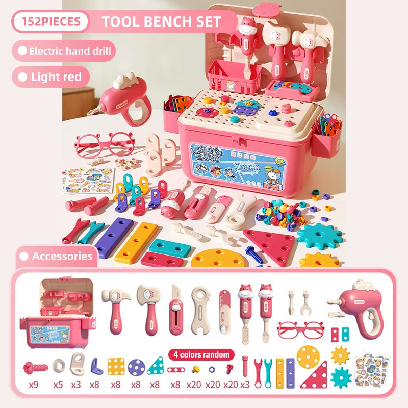 ZakPlays™ STEM Builder Toolbox – Reversible Drill & Puzzle Solving