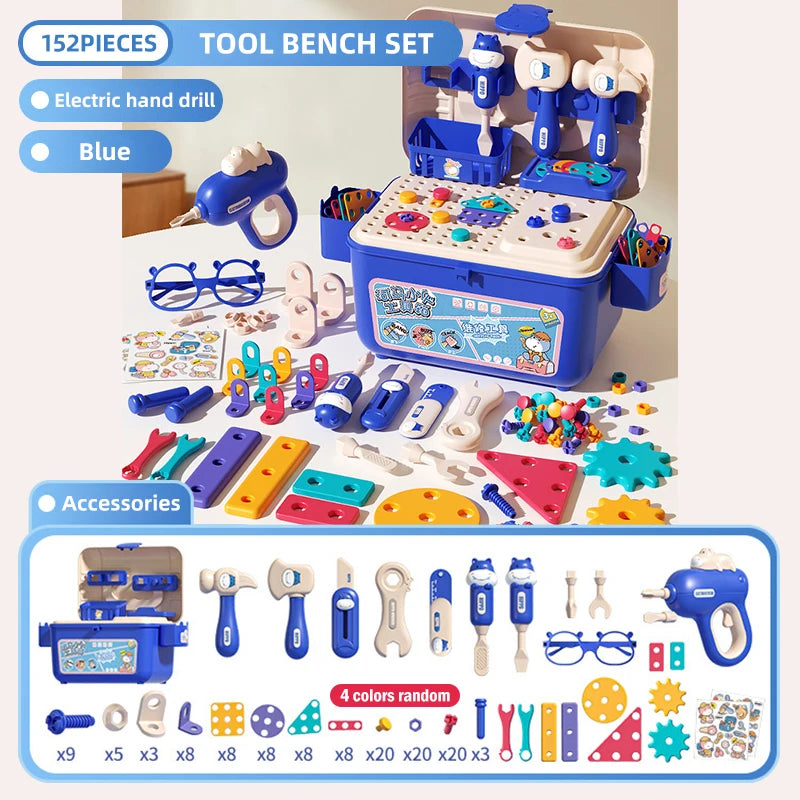ZakPlays™ STEM Builder Toolbox – Reversible Drill & Puzzle Solving