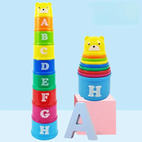 Zakplay™ – Free Gift Item Kid Brain Response Battle Fold Cup | Hand Speed Competition | Baby Stack & Early Education Puzzle | Fun Board Game Toy