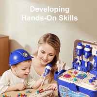 ZakPlays™ STEM Builder Toolbox – Reversible Drill & Puzzle Solving