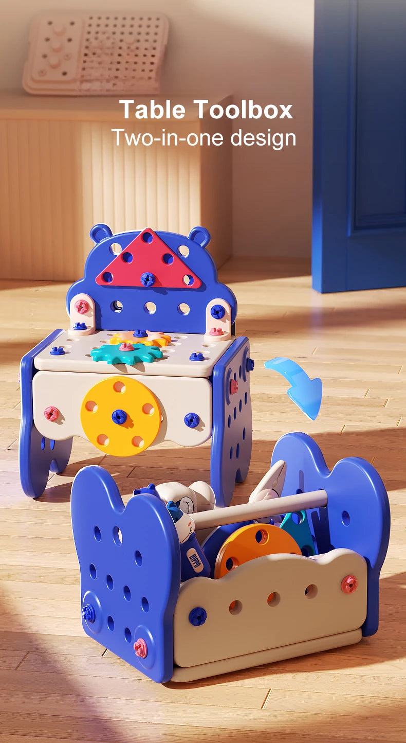 ZakPlays™ STEM Builder Toolbox – Reversible Drill & Puzzle Solving