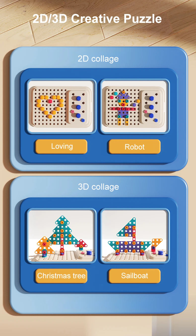 ZakPlays™ STEM Builder Toolbox – Reversible Drill & Puzzle Solving