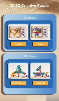 ZakPlays™ STEM Builder Toolbox – Reversible Drill & Puzzle Solving