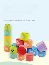Zakplay™ – Free Gift Item Kid Brain Response Battle Fold Cup | Hand Speed Competition | Baby Stack & Early Education Puzzle | Fun Board Game Toy