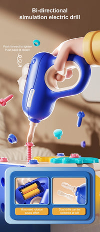 ZakPlays™ STEM Builder Toolbox – Reversible Drill & Puzzle Solving
