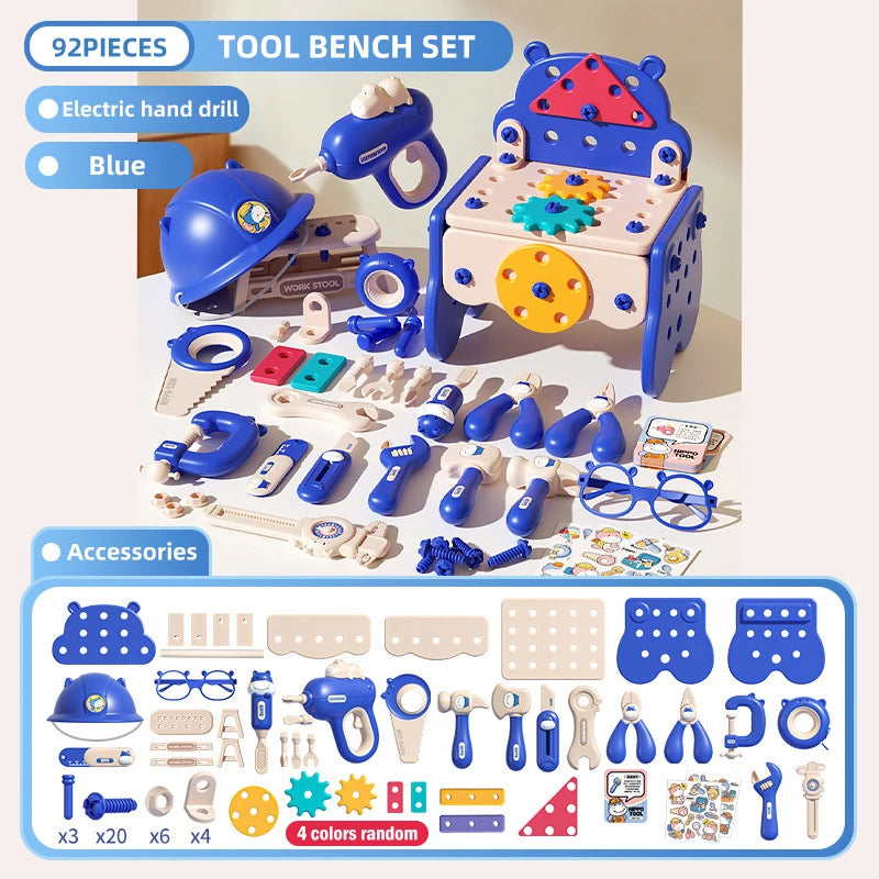 ZakPlays™ STEM Builder Toolbox – Reversible Drill & Puzzle Solving